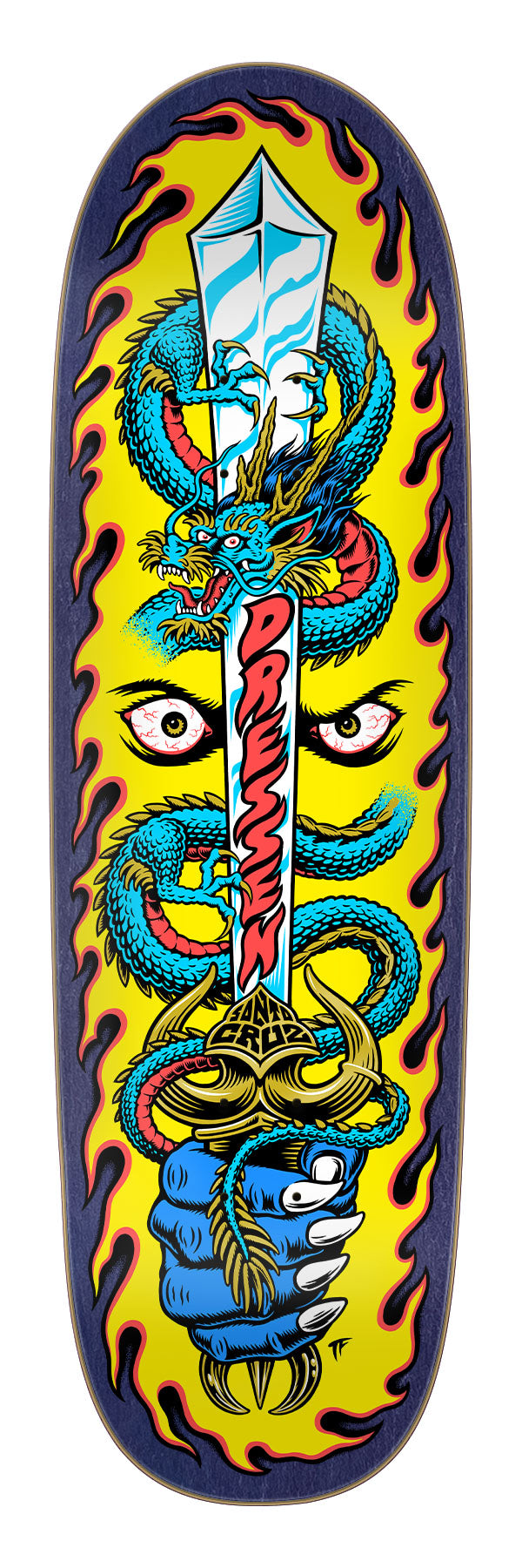 Dressen Sword 9.25-Inch Shaped Skateboard Deck - Image 3