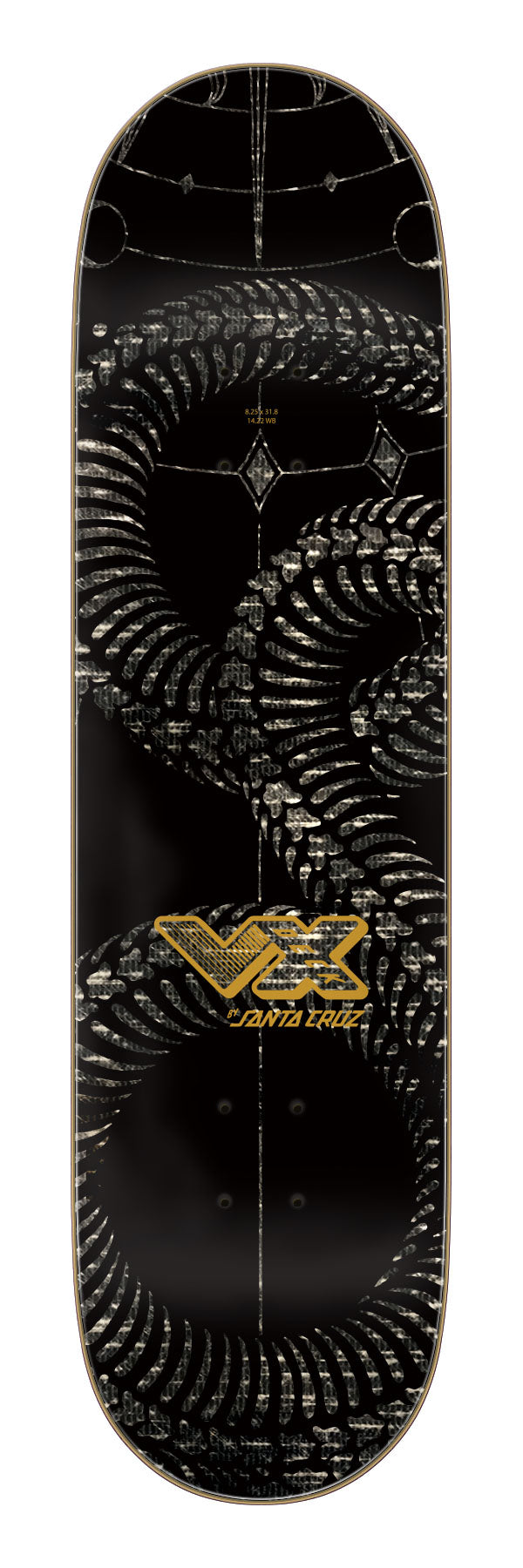 Maurio McCoy Snakes 8.25-Inch VX Twin Skateboard Deck