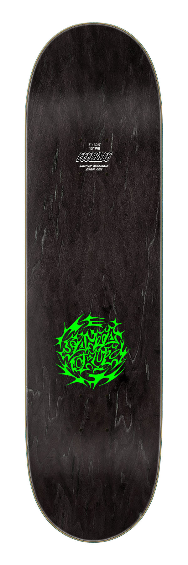 Scribble Flash 8.00-Inch FeelBase Skateboard Deck