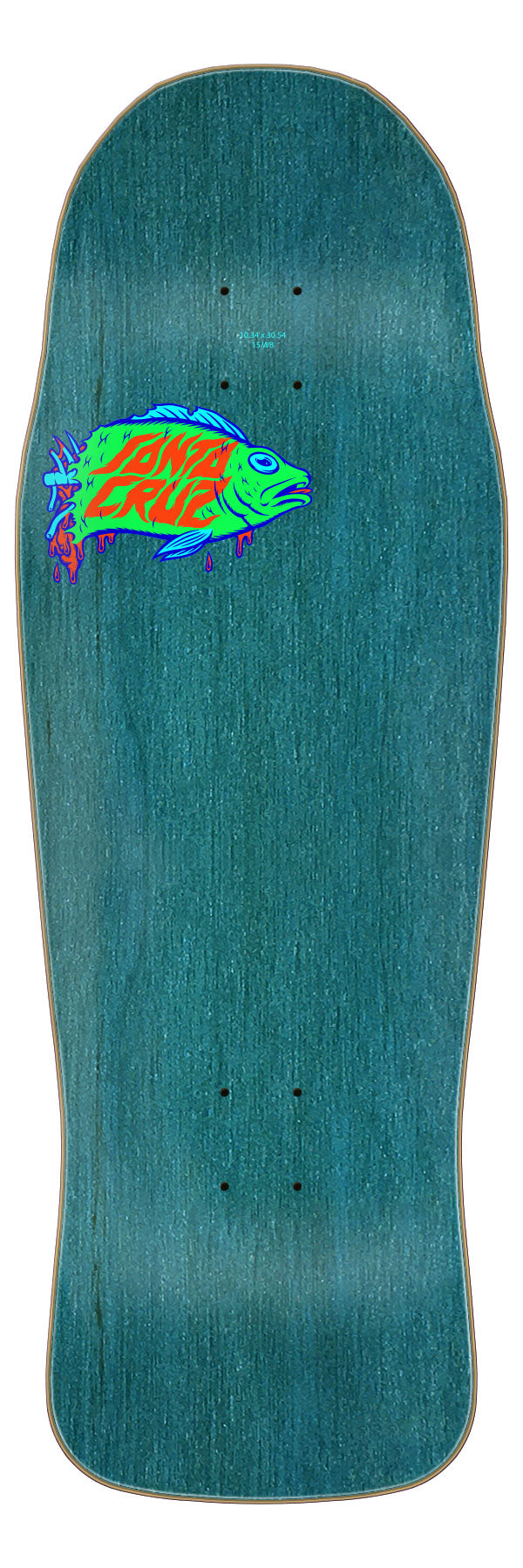 Winkowski Aquatic Prismatic 10.34-Inch Shaped Skateboard Deck