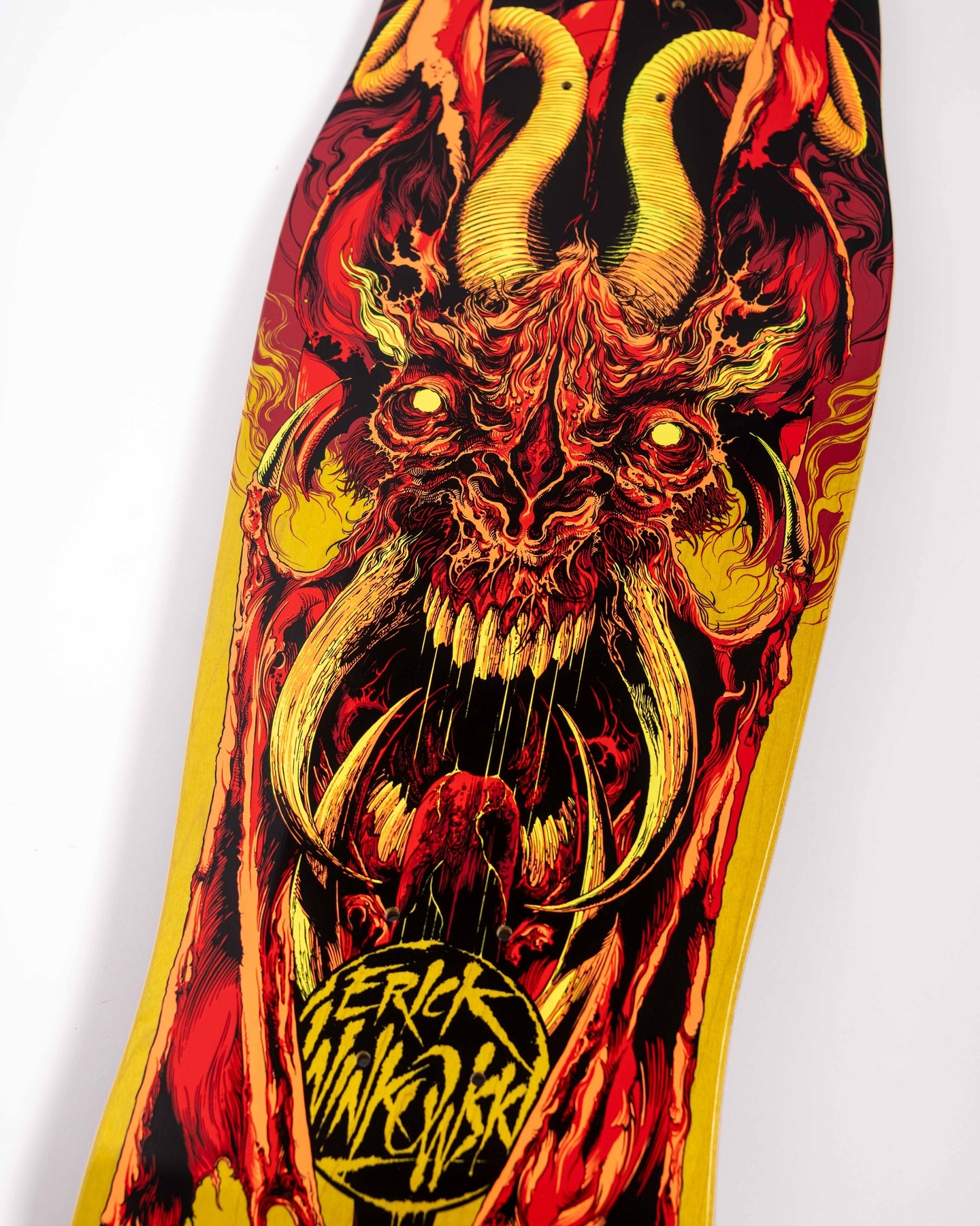 Winkowski Primeval Fire 10.34-Inch Shaped Skateboard Deck - Image 2